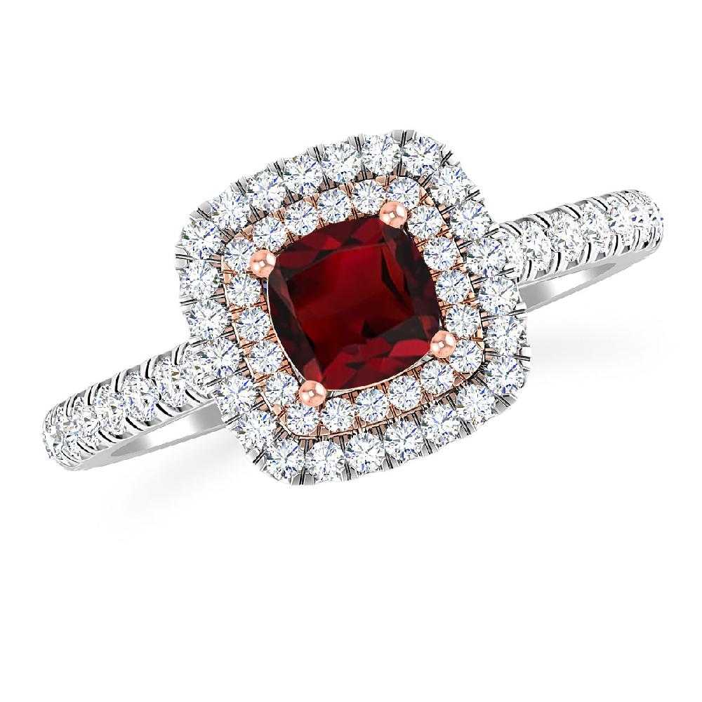 White Gold - Garnet