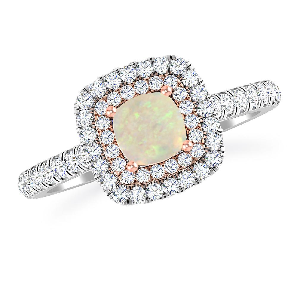 White Gold - Opal