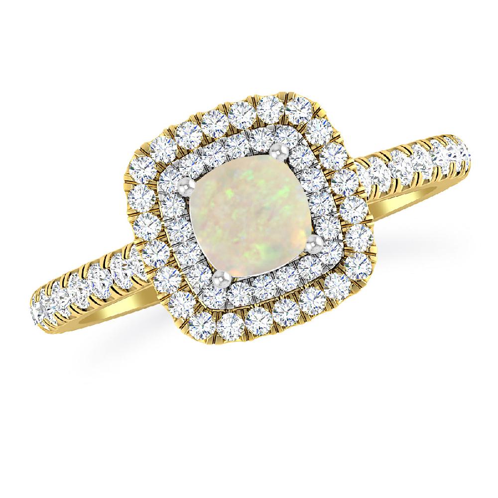 Yellow Gold - Opal