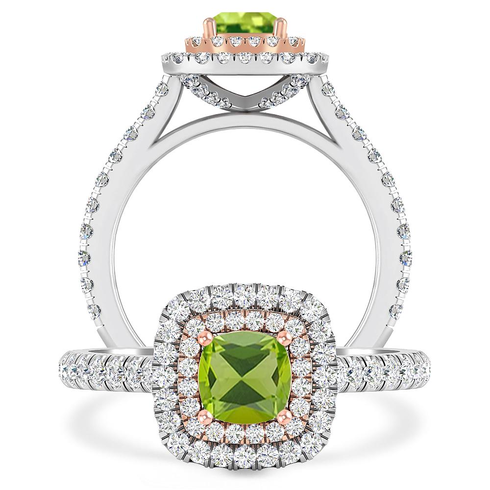 White Gold - Peridot