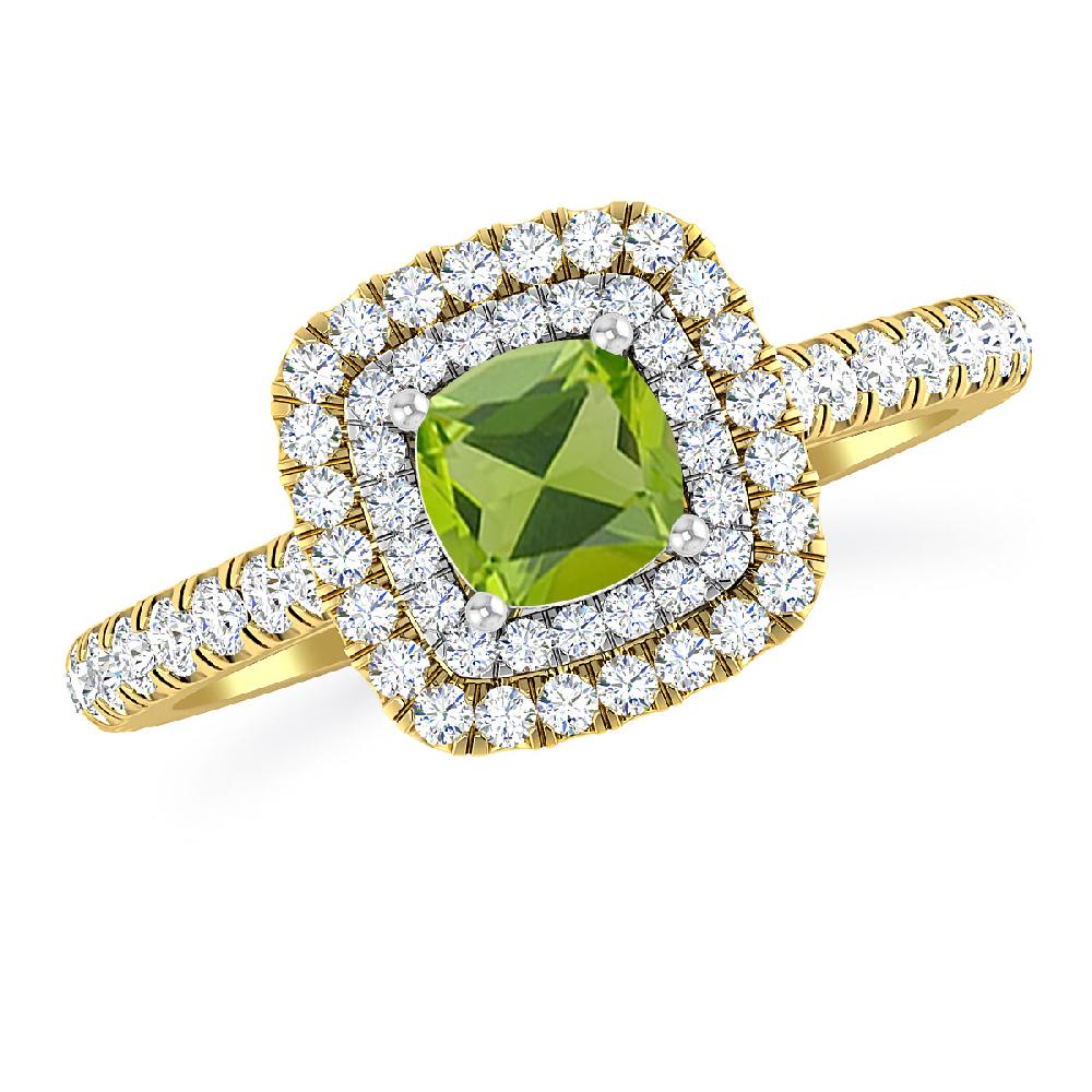 Yellow Gold - Peridot