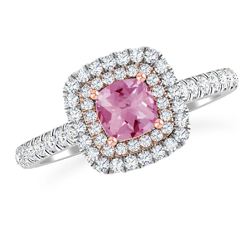 White Gold - Pink Tourmaline