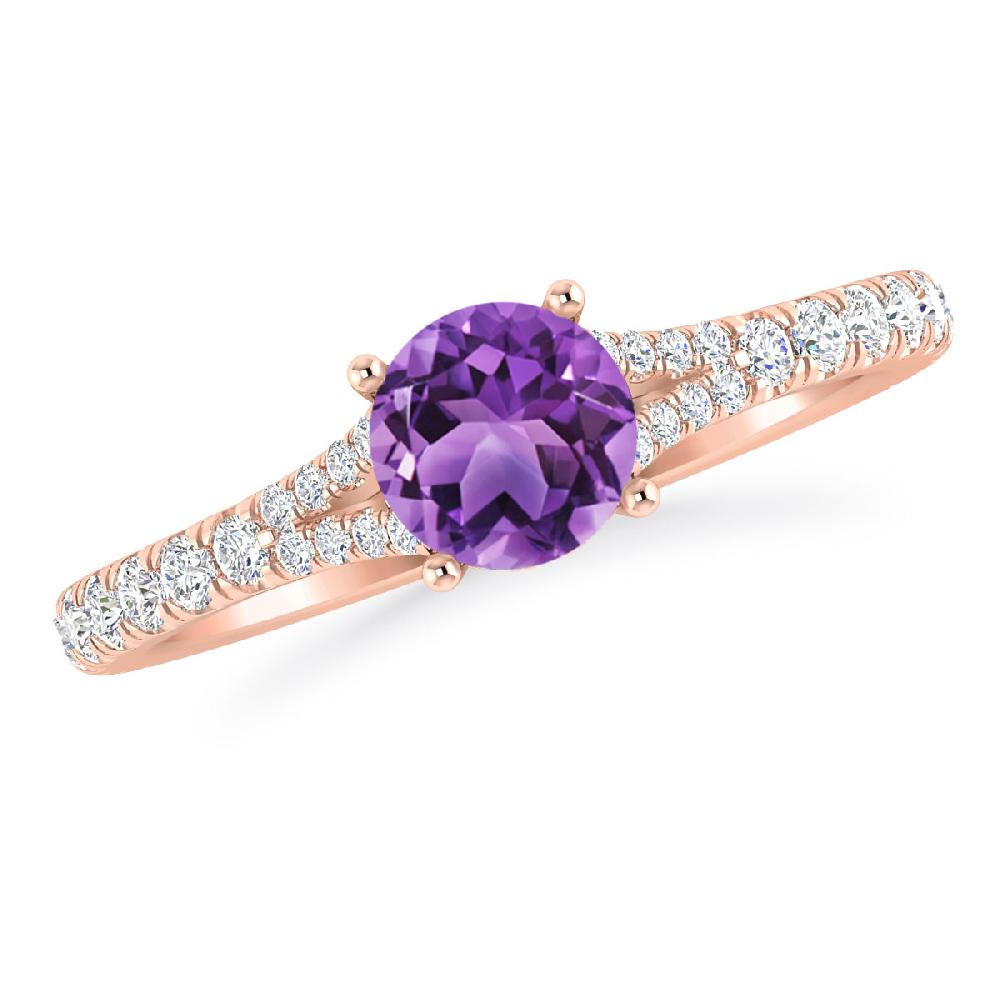 Rose Gold - Amethyst
