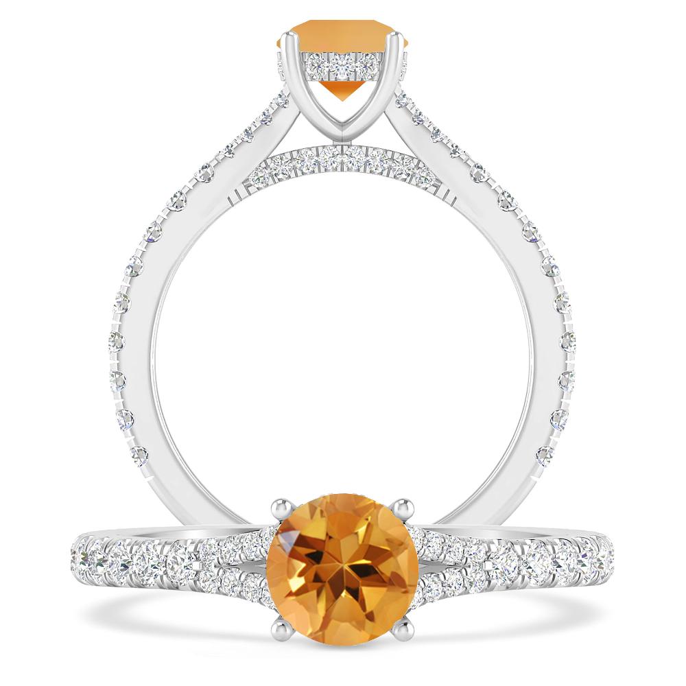 White Gold - Citrine