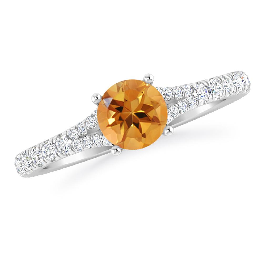 White Gold - Citrine