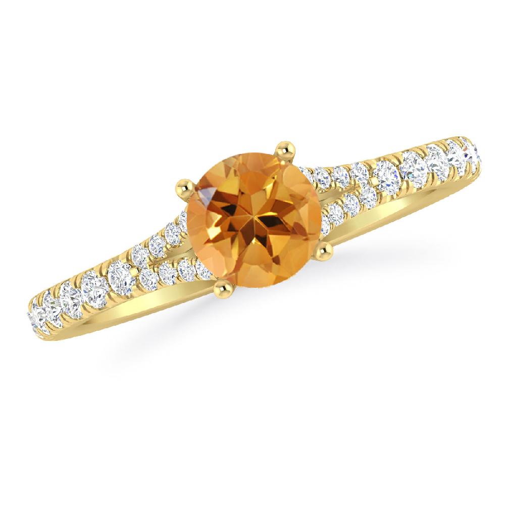 Yellow Gold - Citrine