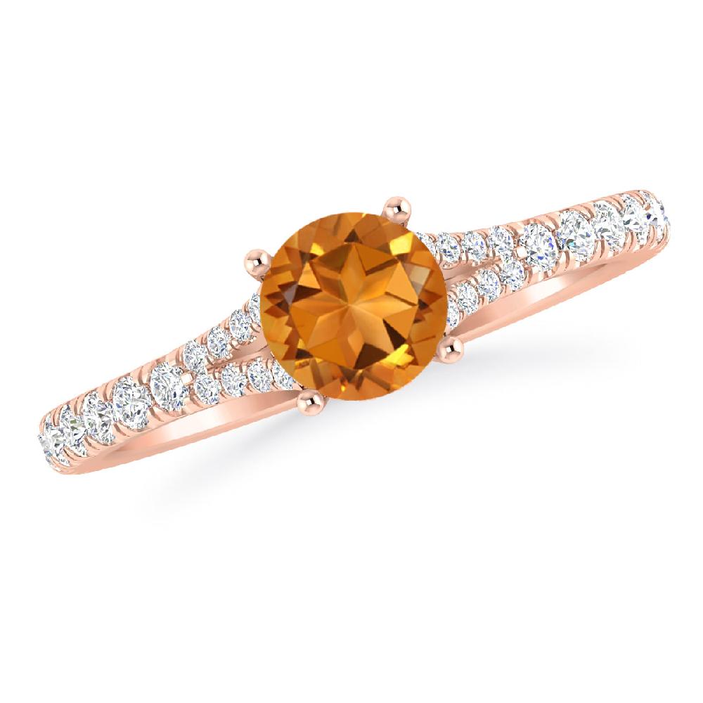 Rose Gold - Citrine