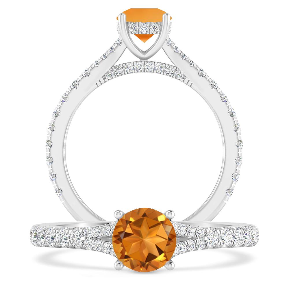 White Gold - Citrine