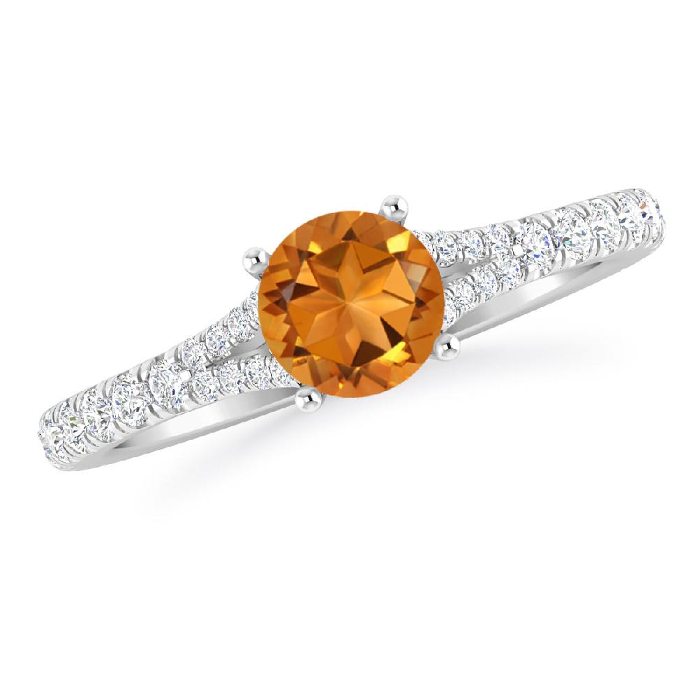 White Gold - Citrine