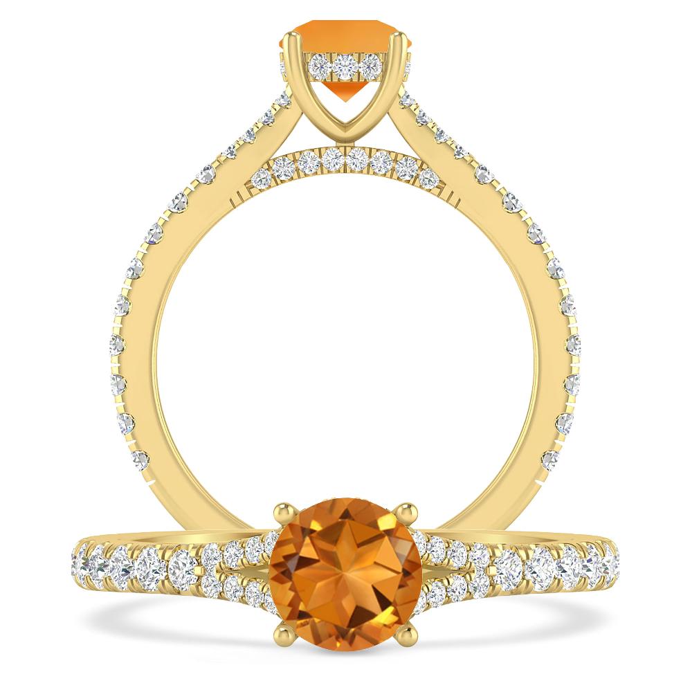 Yellow Gold - Citrine