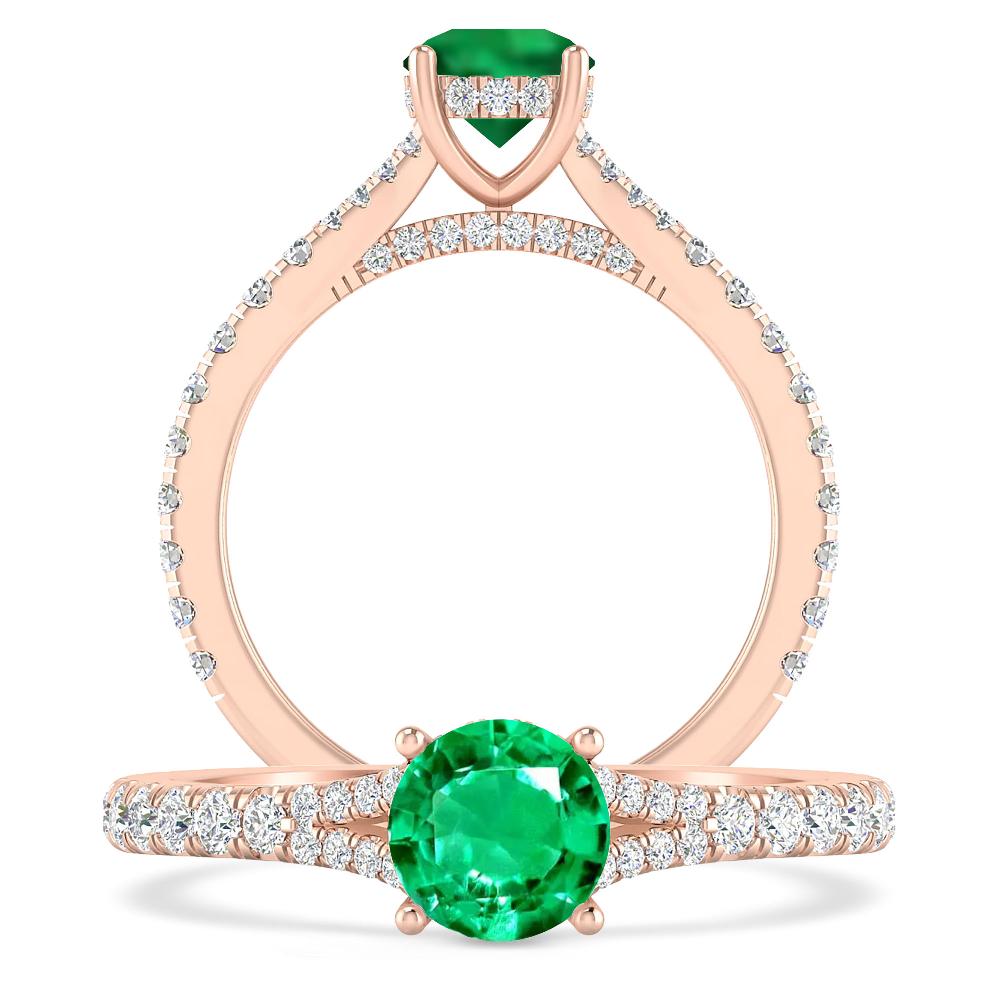 Rose Gold - Emerald