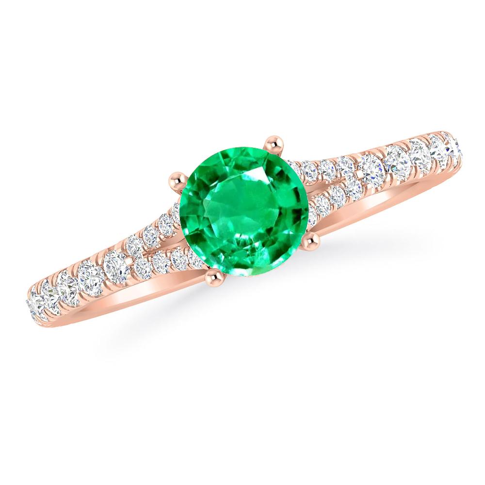 Rose Gold - Emerald