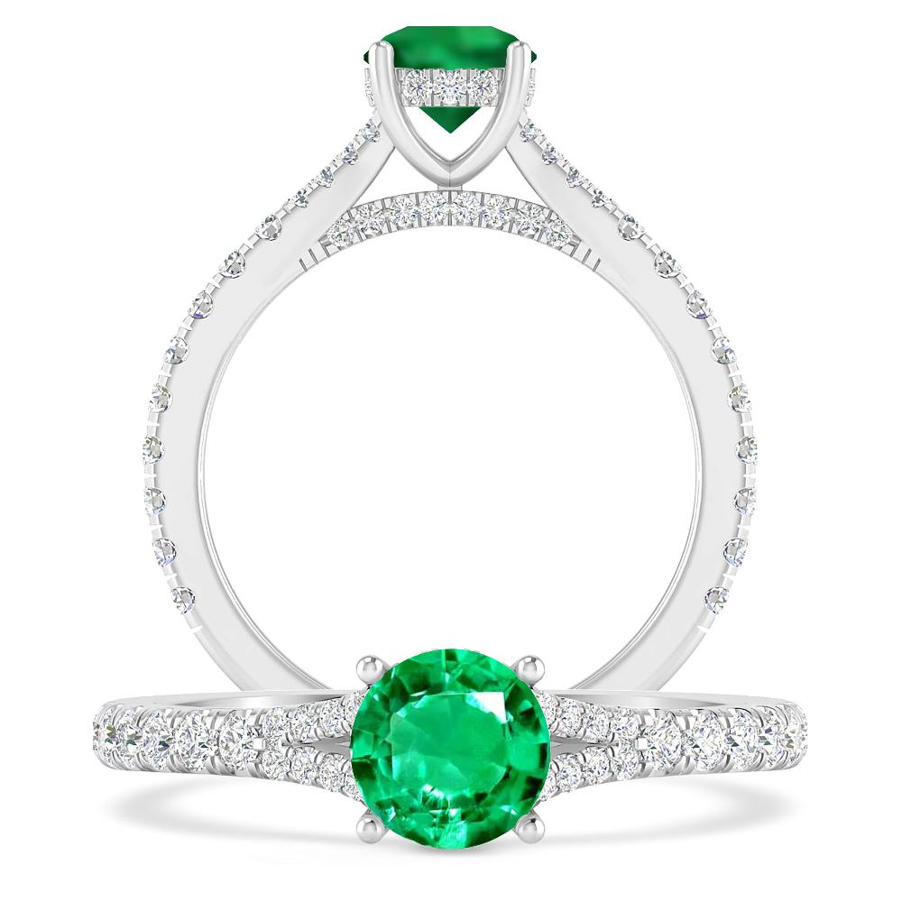 White Gold - Emerald