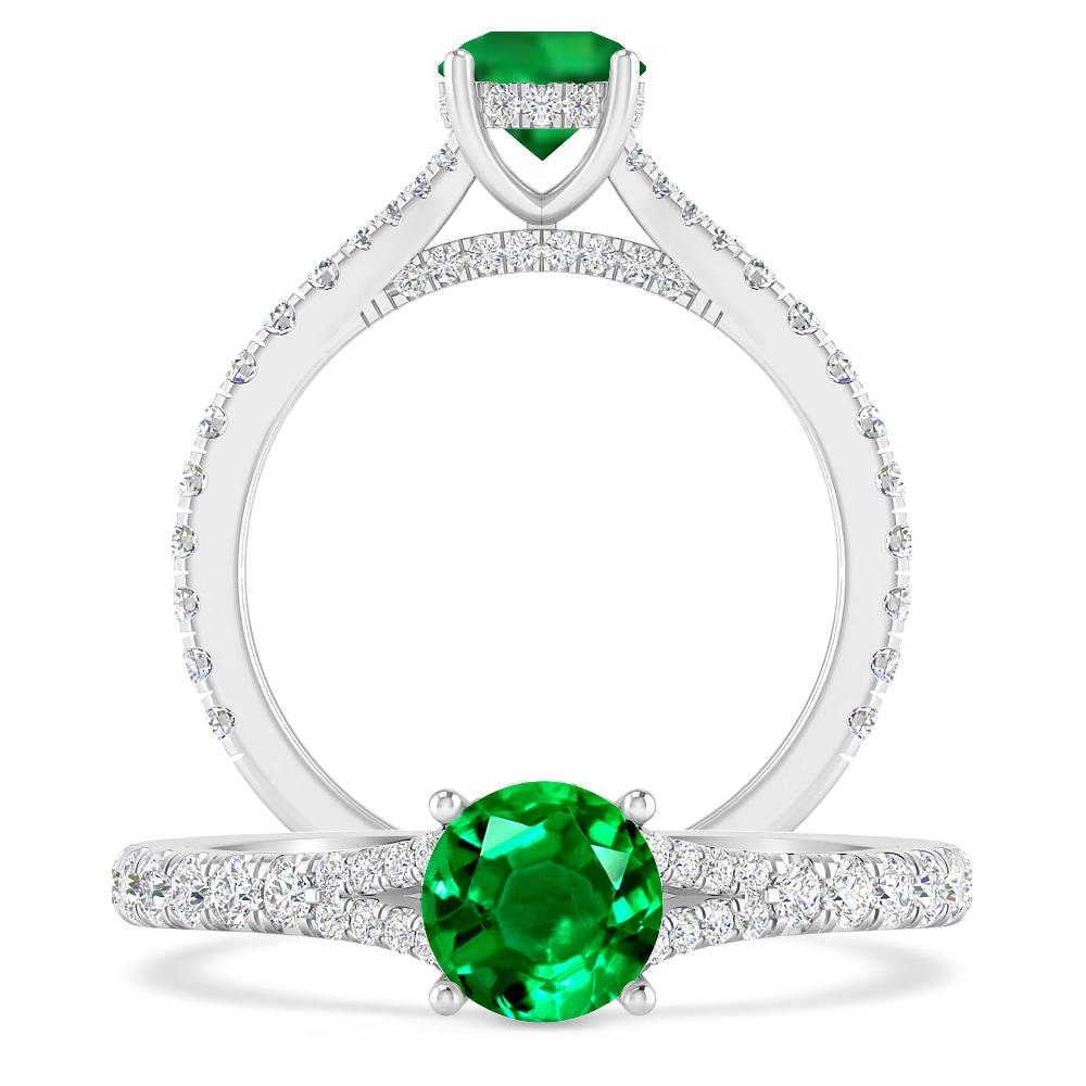 White Gold - Emerald