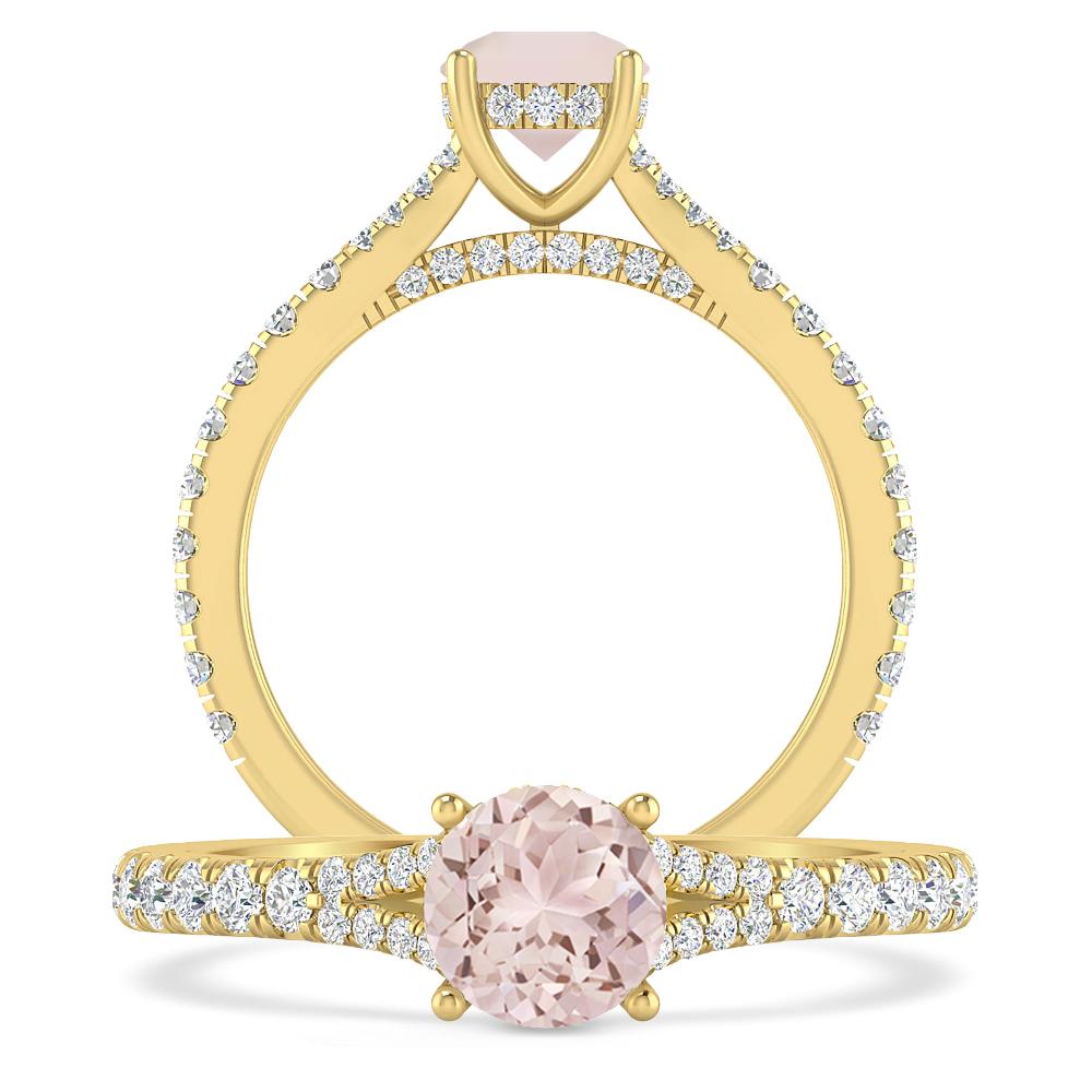 Yellow Gold - Morganite