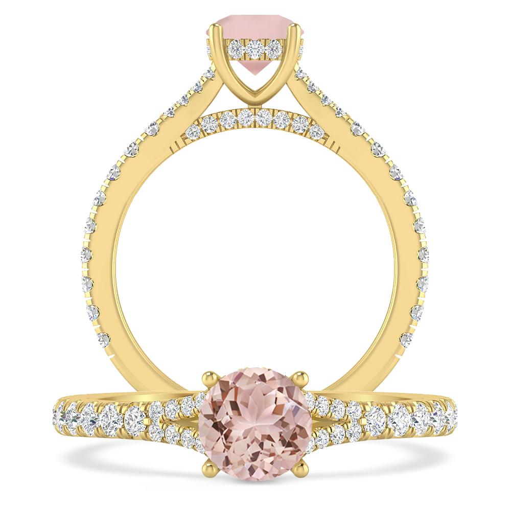 Yellow Gold - Morganite