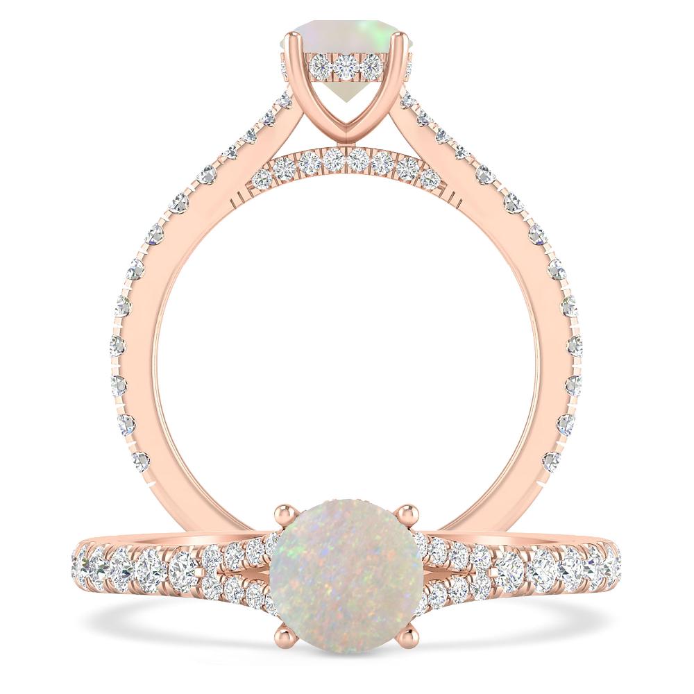 Rose Gold - Opal