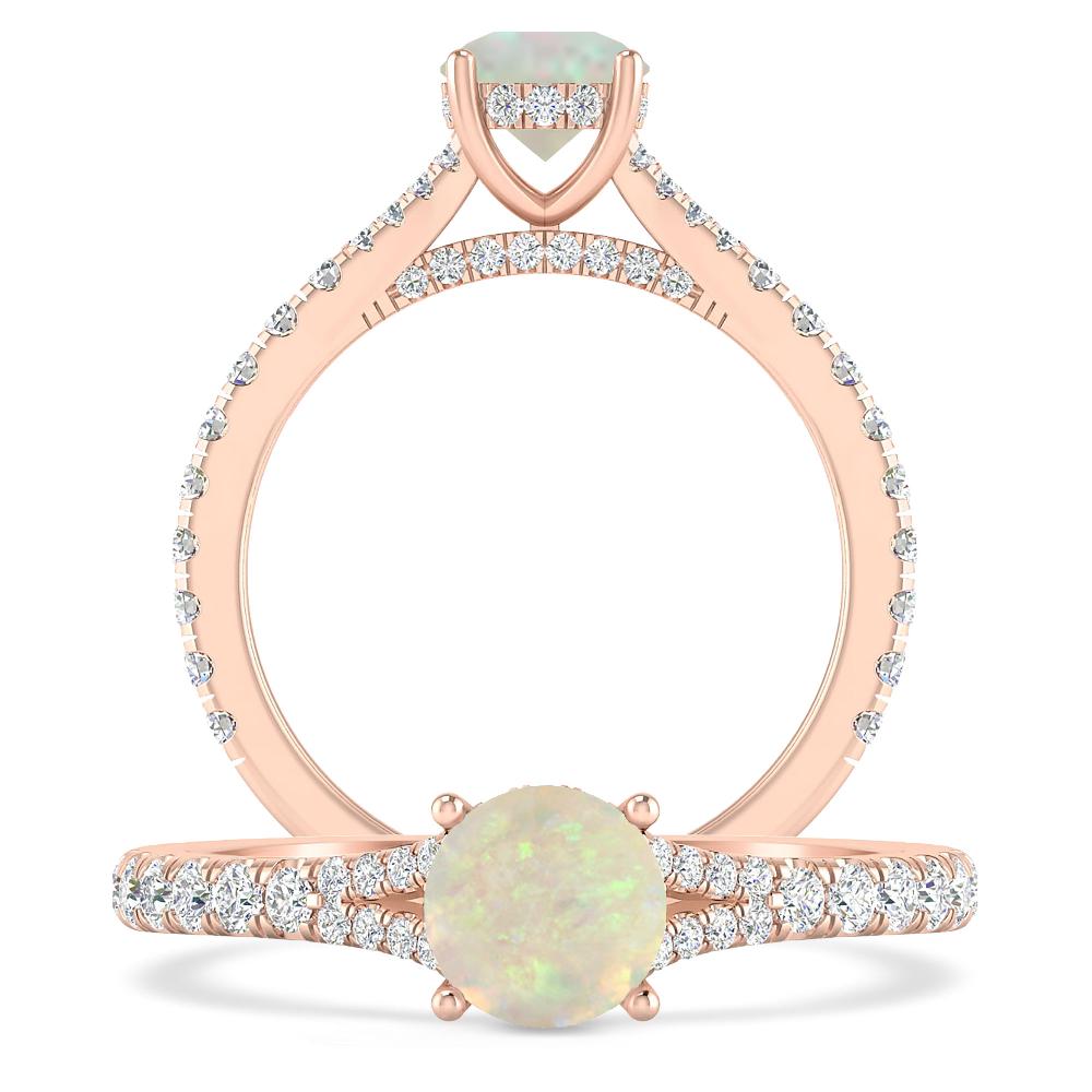 Rose Gold - Opal