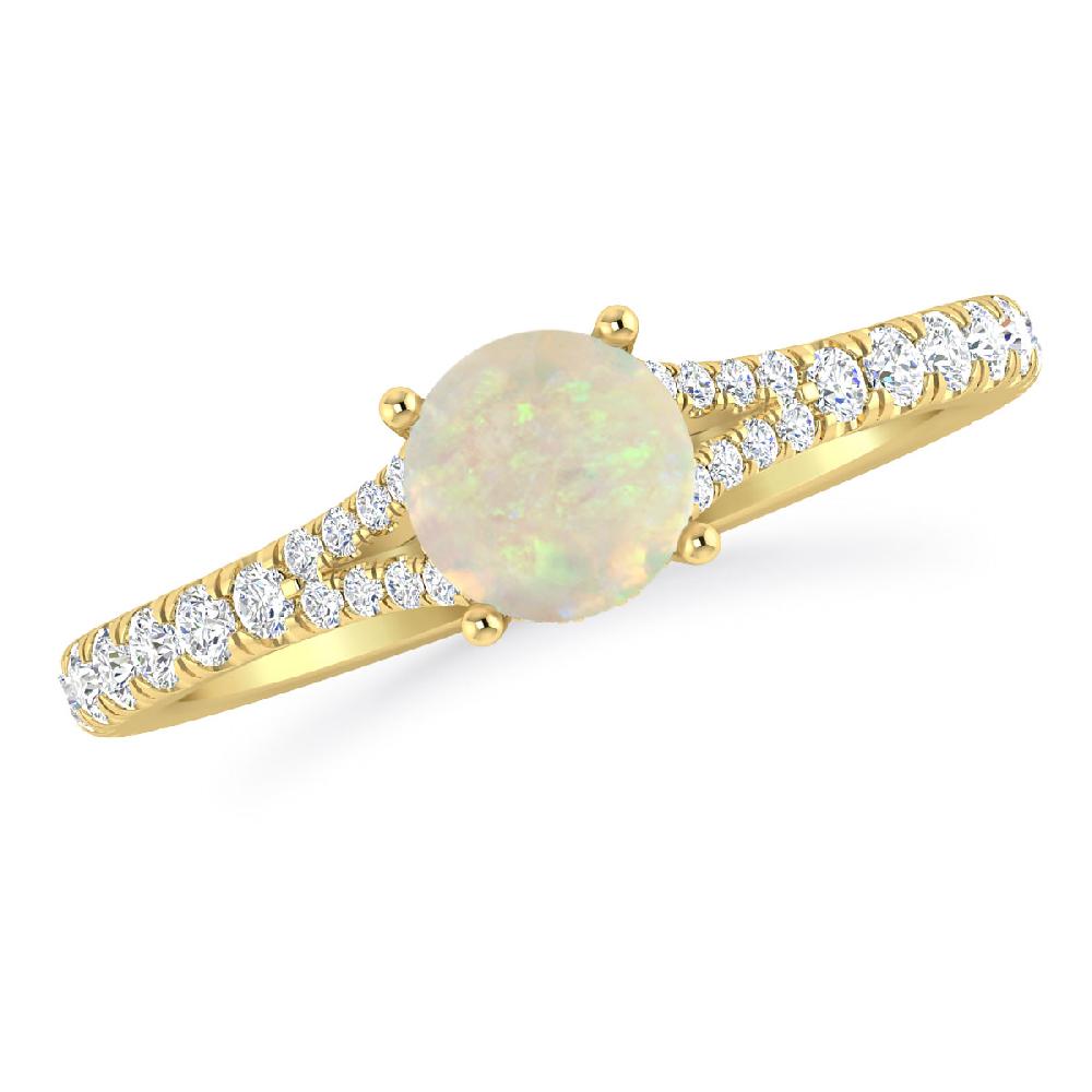 Yellow Gold - Opal