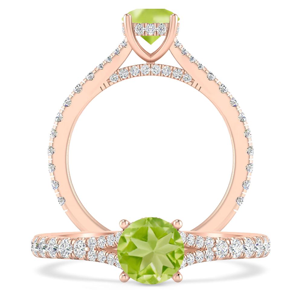 Rose Gold - Peridot