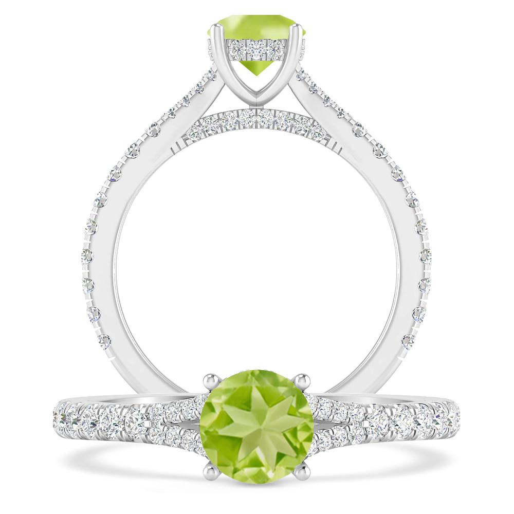 White Gold - Peridot