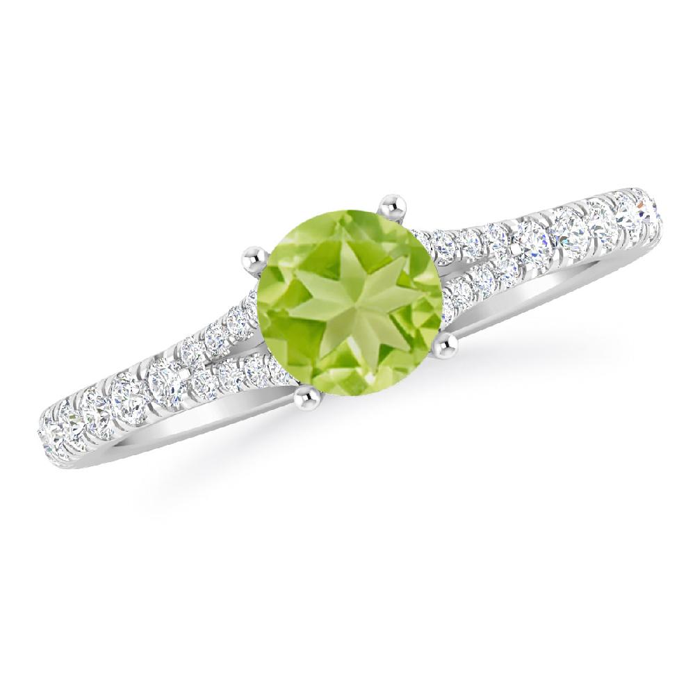White Gold - Peridot