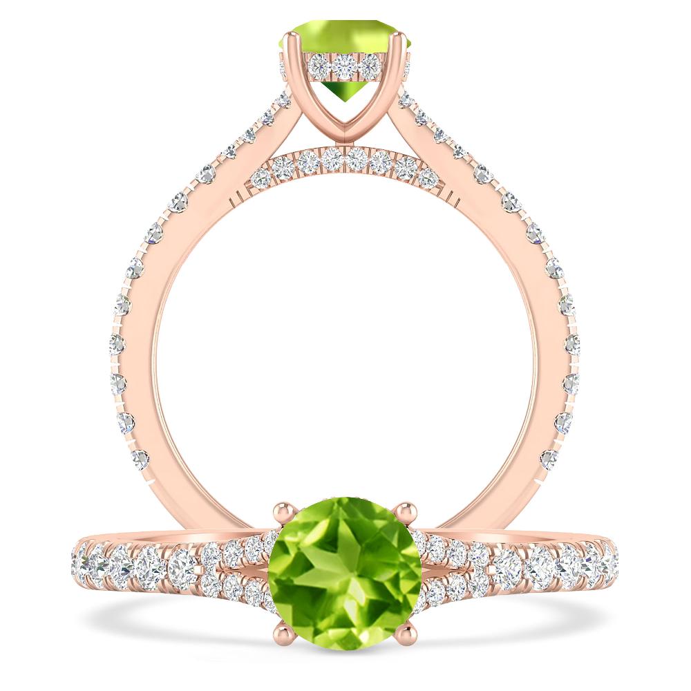 Rose Gold - Peridot