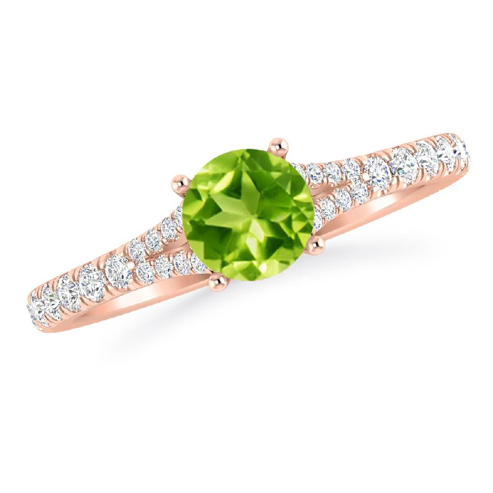 Rose Gold - Peridot