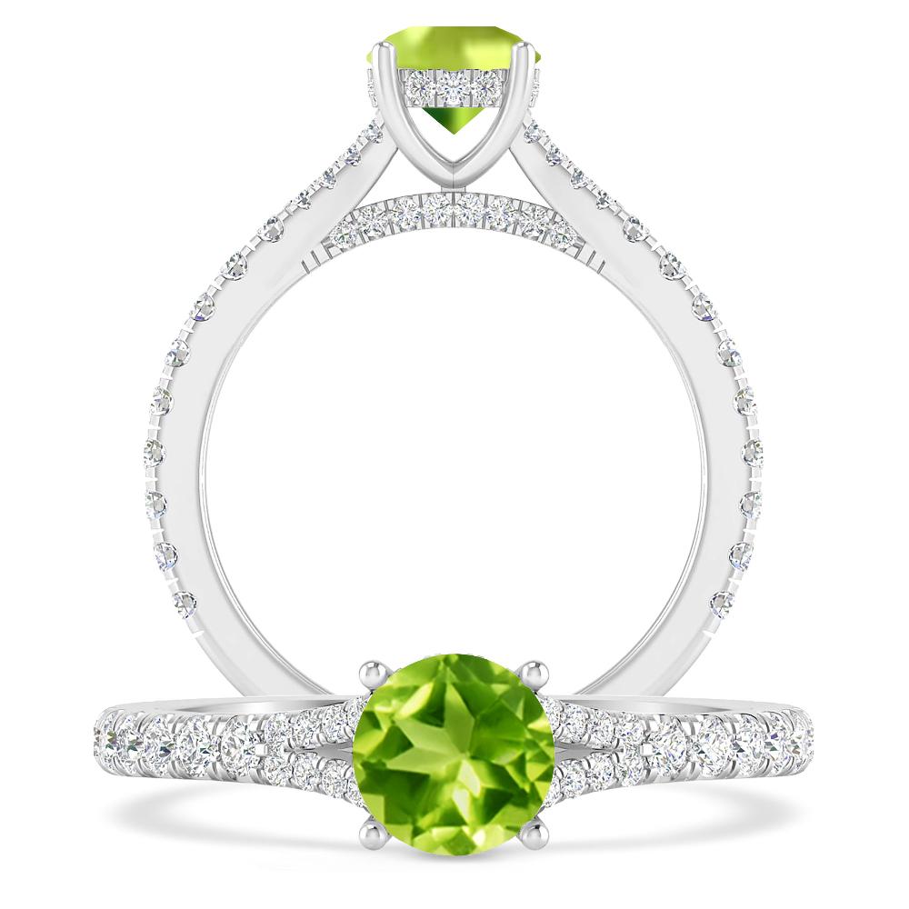 White Gold - Peridot