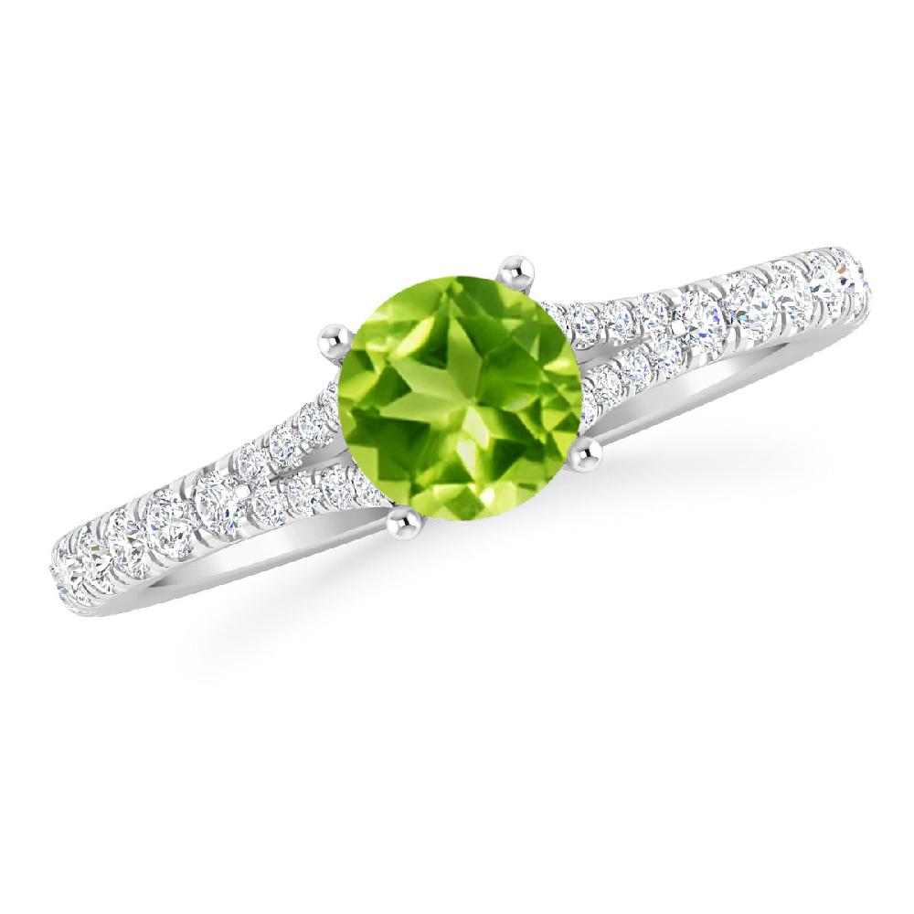 White Gold - Peridot