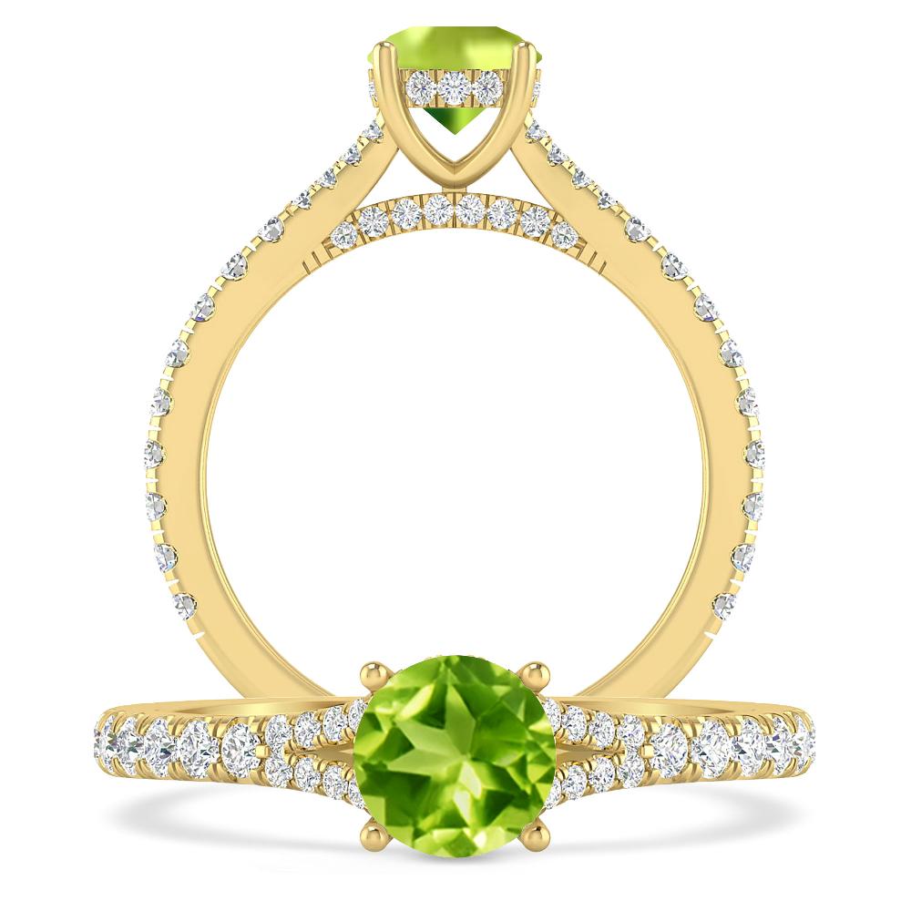 Yellow Gold - Peridot