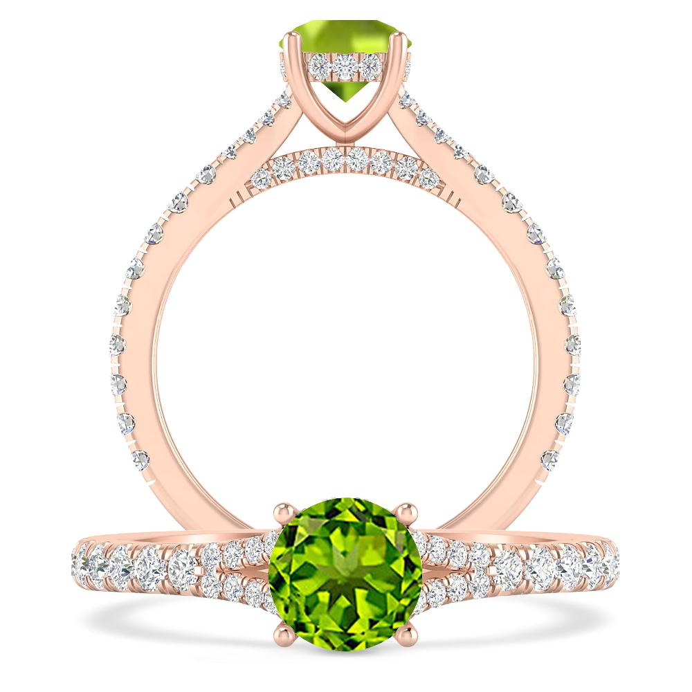 Rose Gold - Peridot