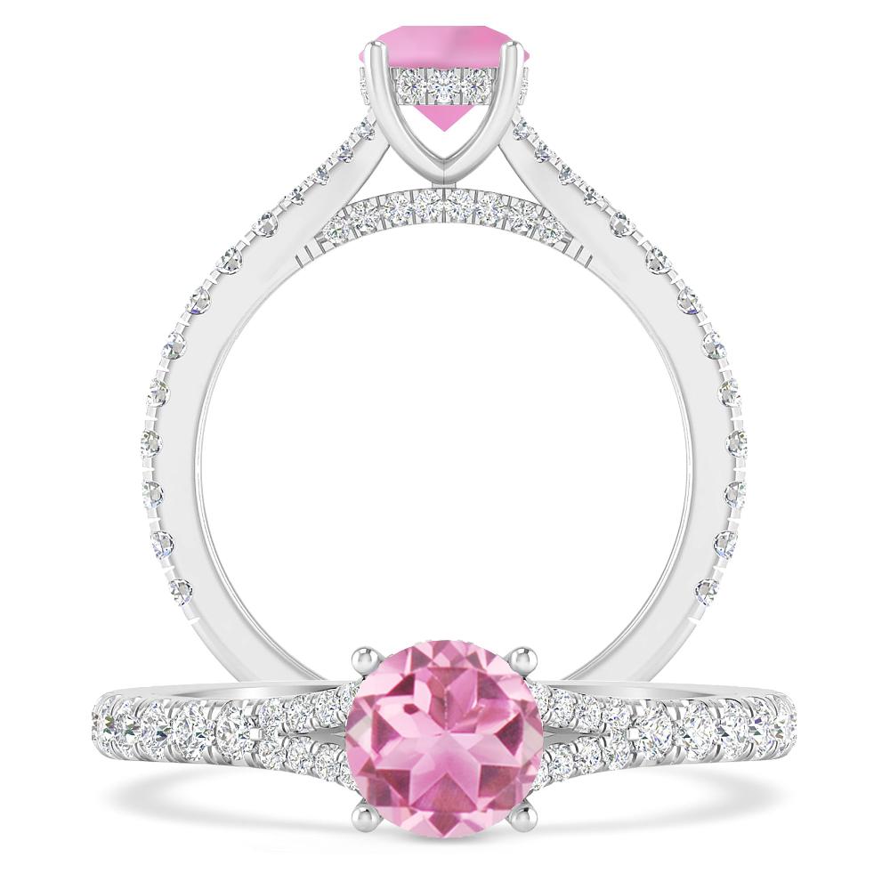 White Gold - Pink Tourmaline