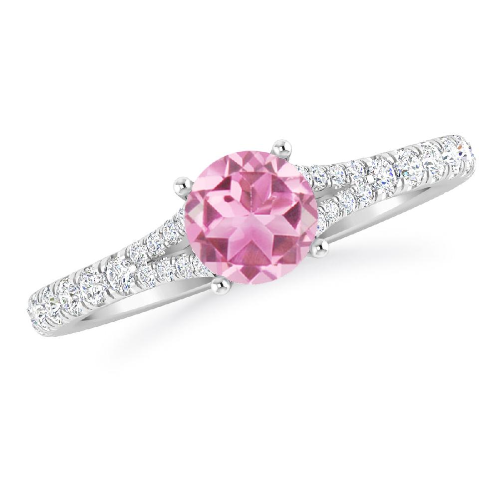White Gold - Pink Tourmaline
