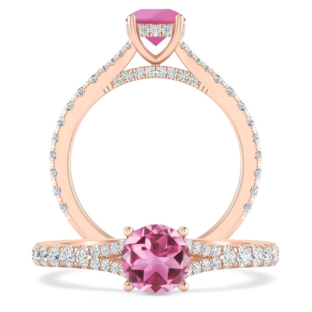 Rose Gold - Pink Tourmaline