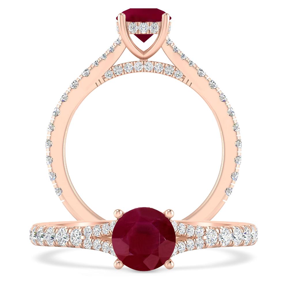 Rose Gold - Ruby