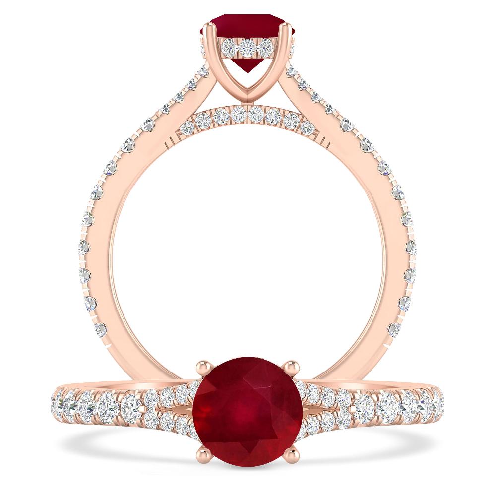 Rose Gold - Ruby