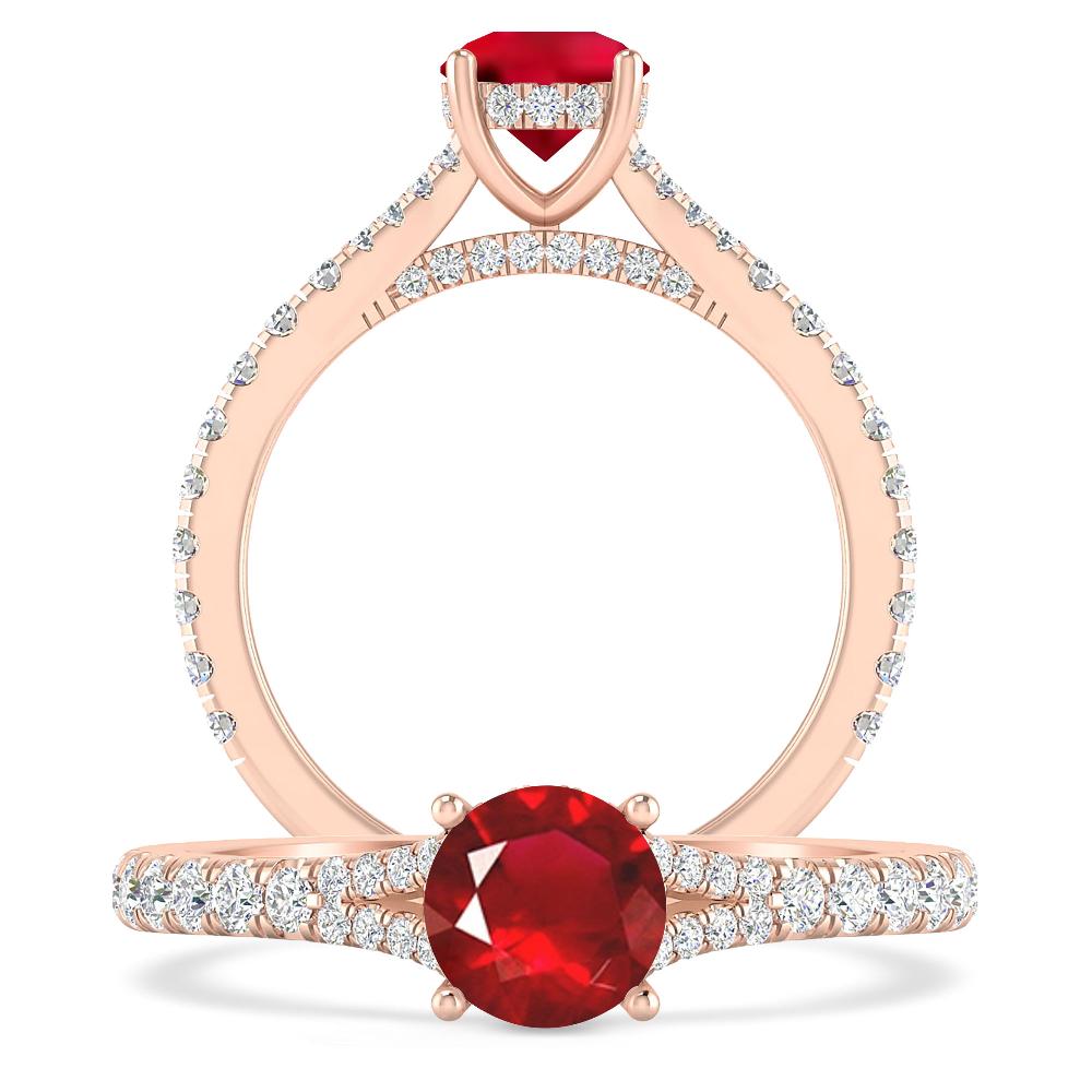 Rose Gold - Ruby