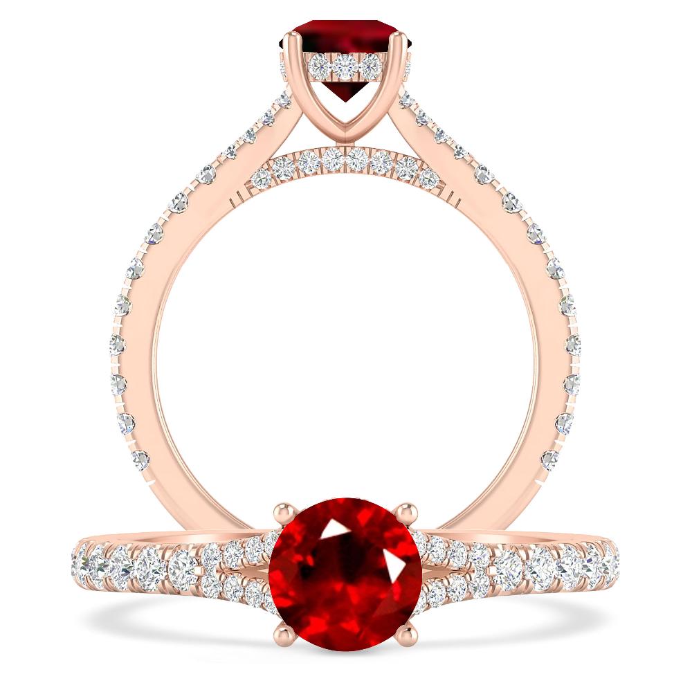 Rose Gold - Ruby