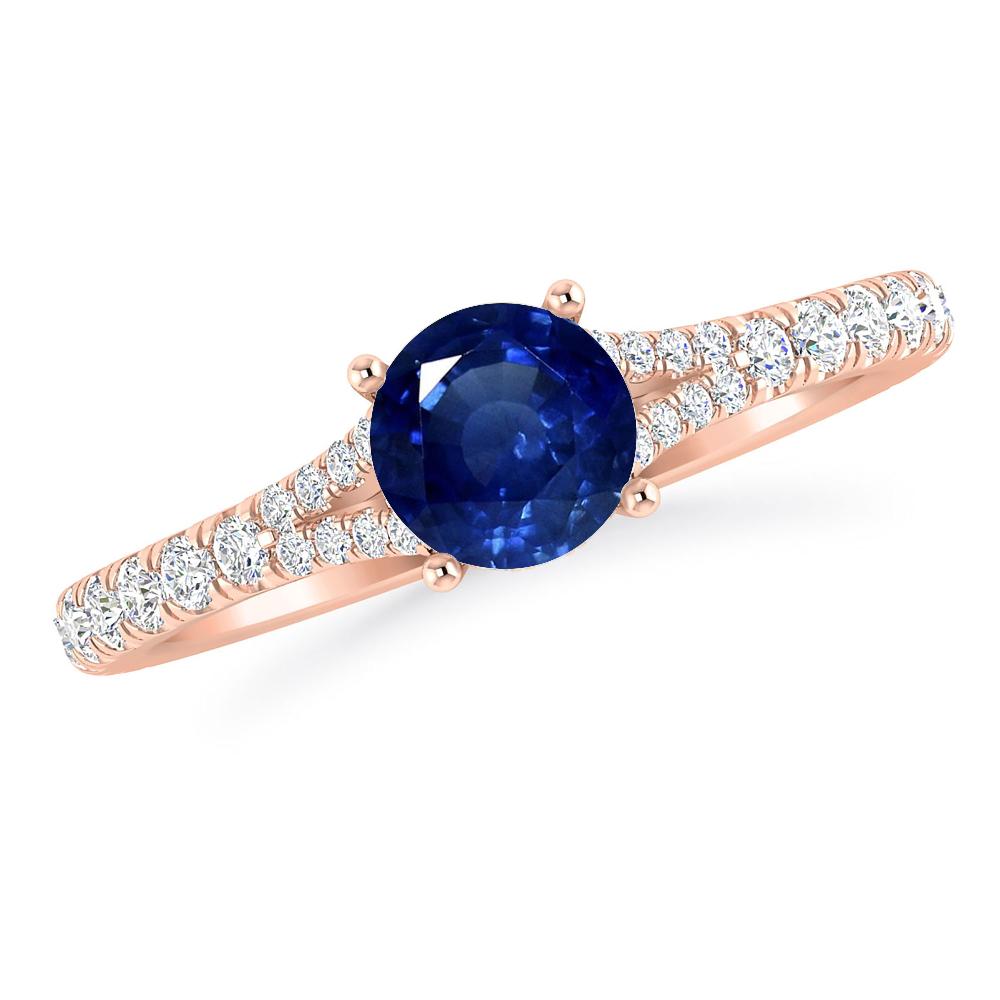 Rose Gold - Sapphire