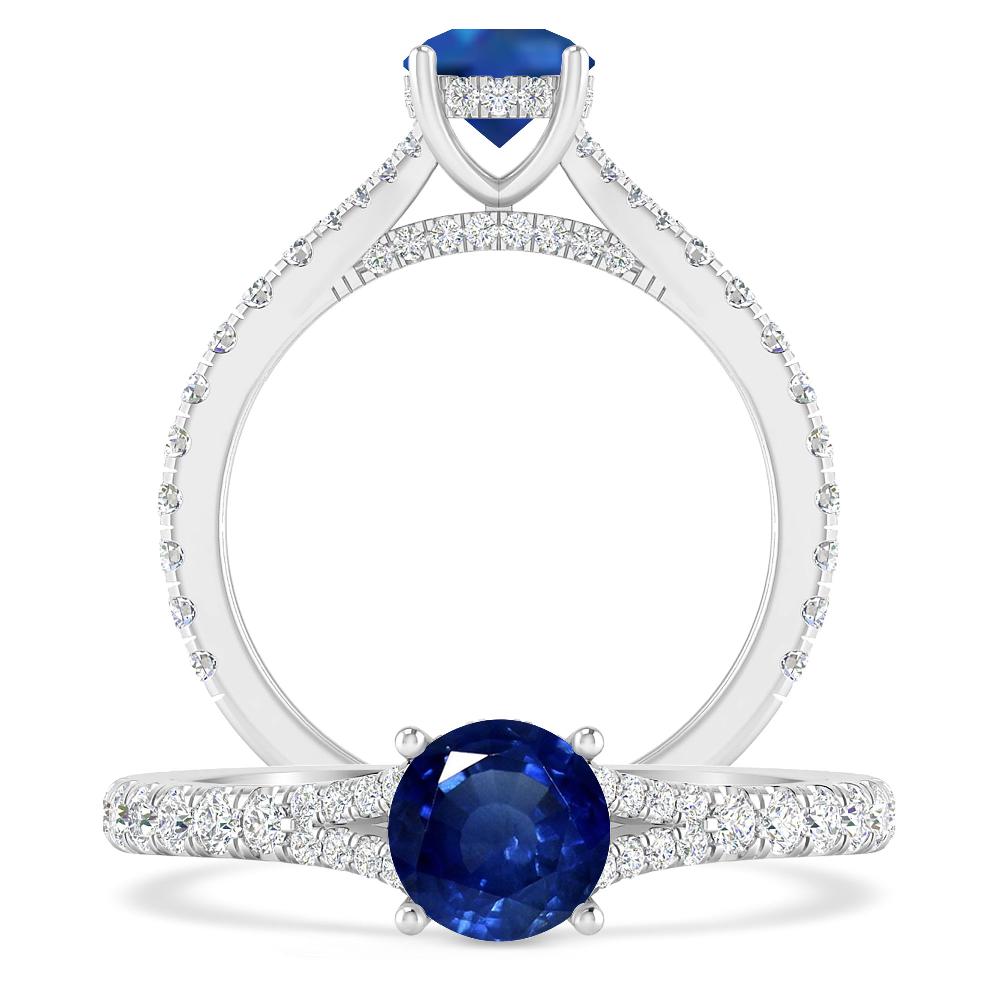 White Gold - Sapphire