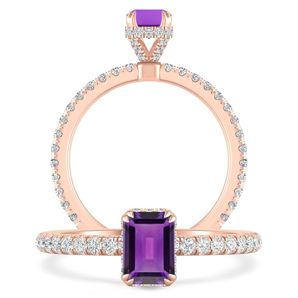 Rose Gold - Amethyst