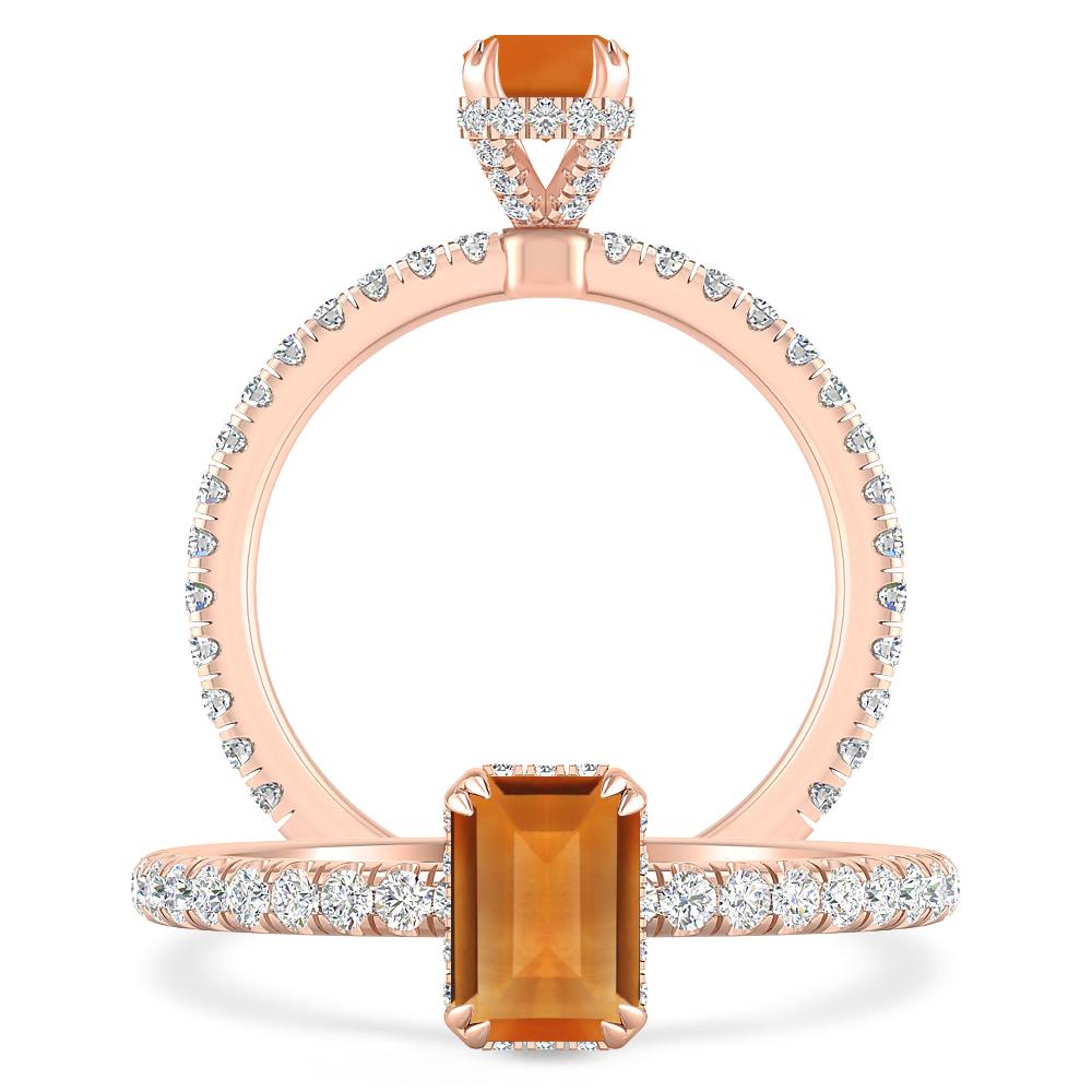 Rose Gold - Citrine