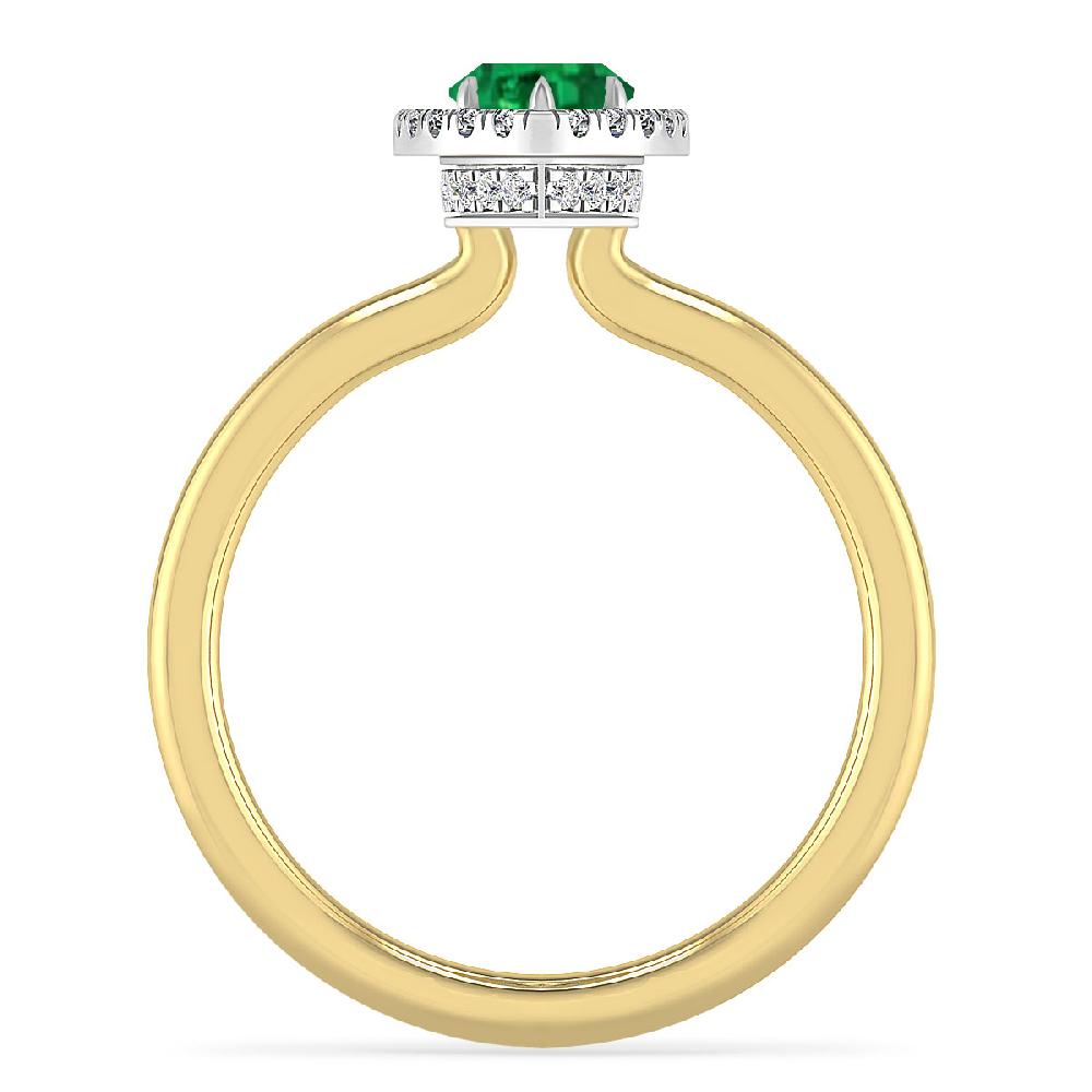 Yellow Gold - Emerald