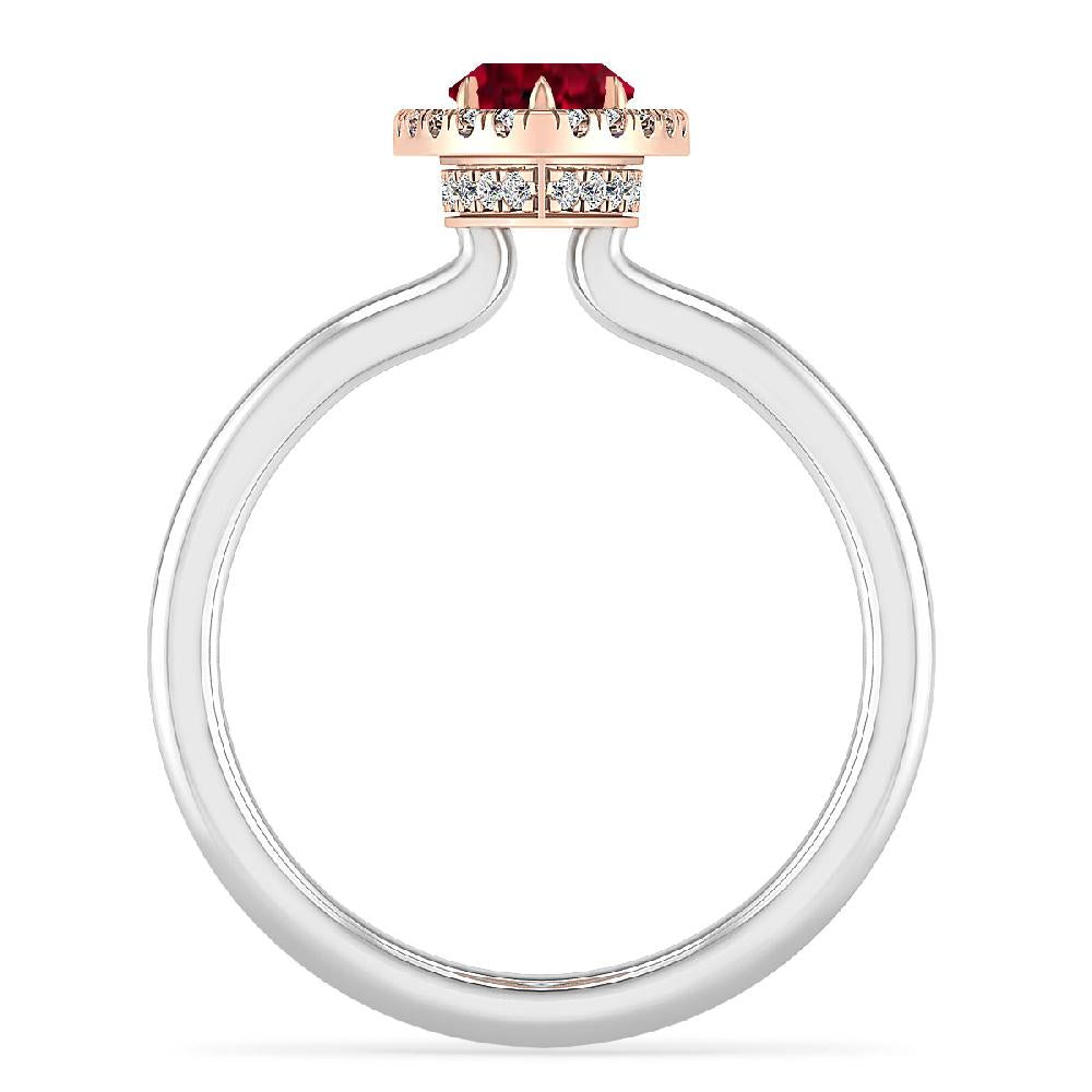 White Gold - Garnet