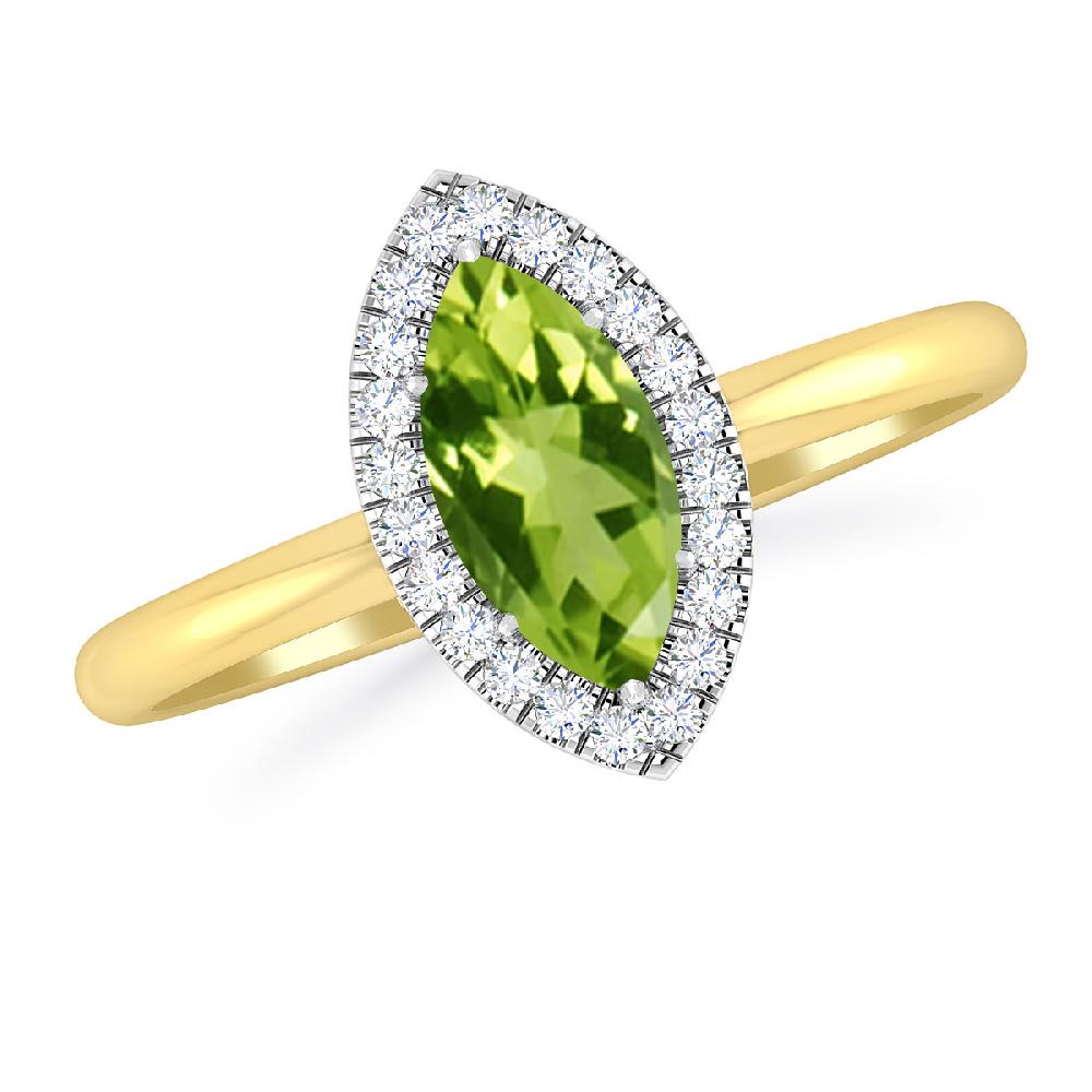 Yellow Gold - Peridot