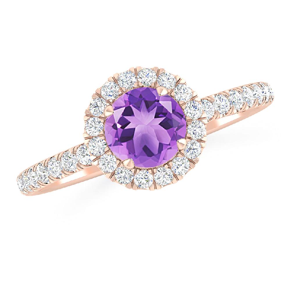 Rose Gold - Amethyst