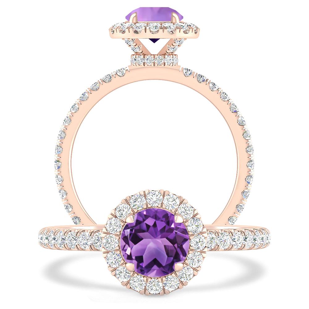 Rose Gold - Amethyst