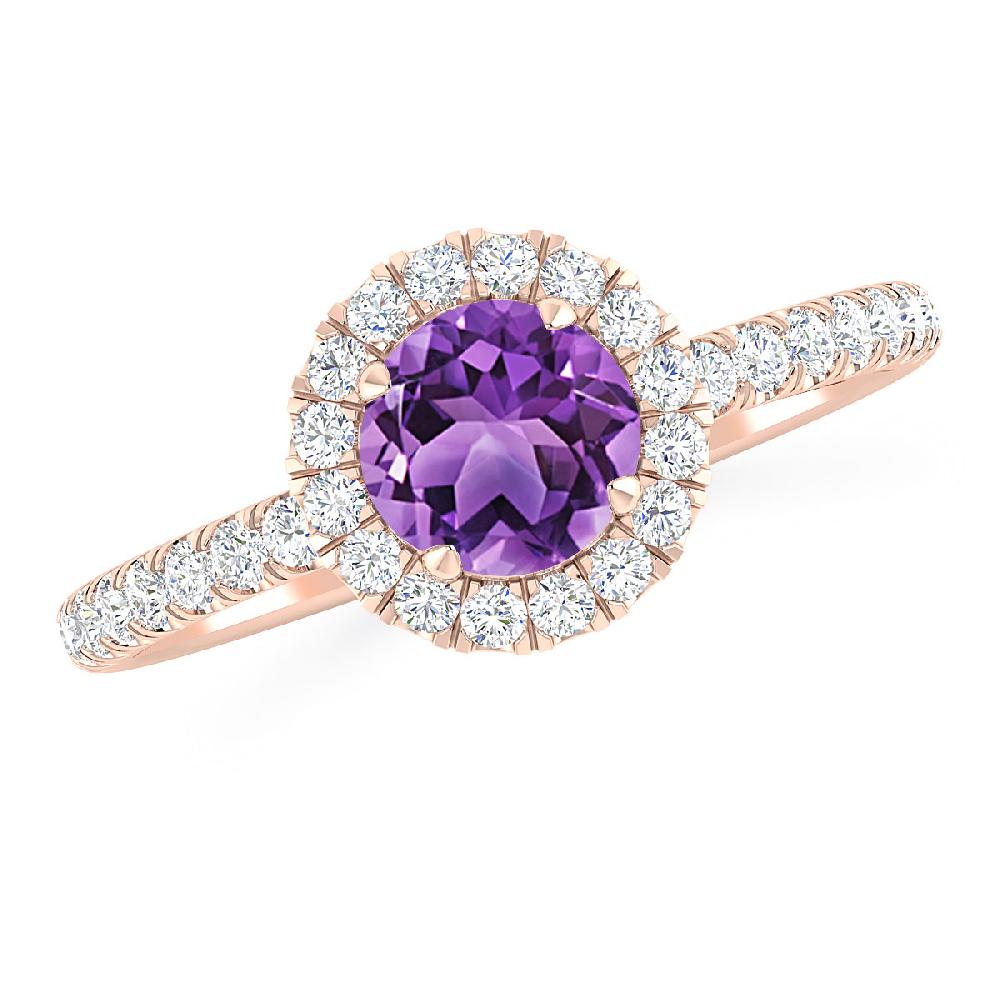 Rose Gold - Amethyst