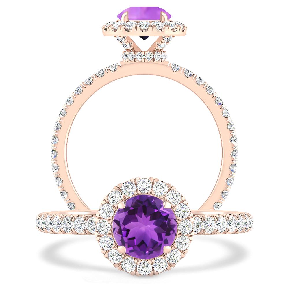 Rose Gold - Amethyst